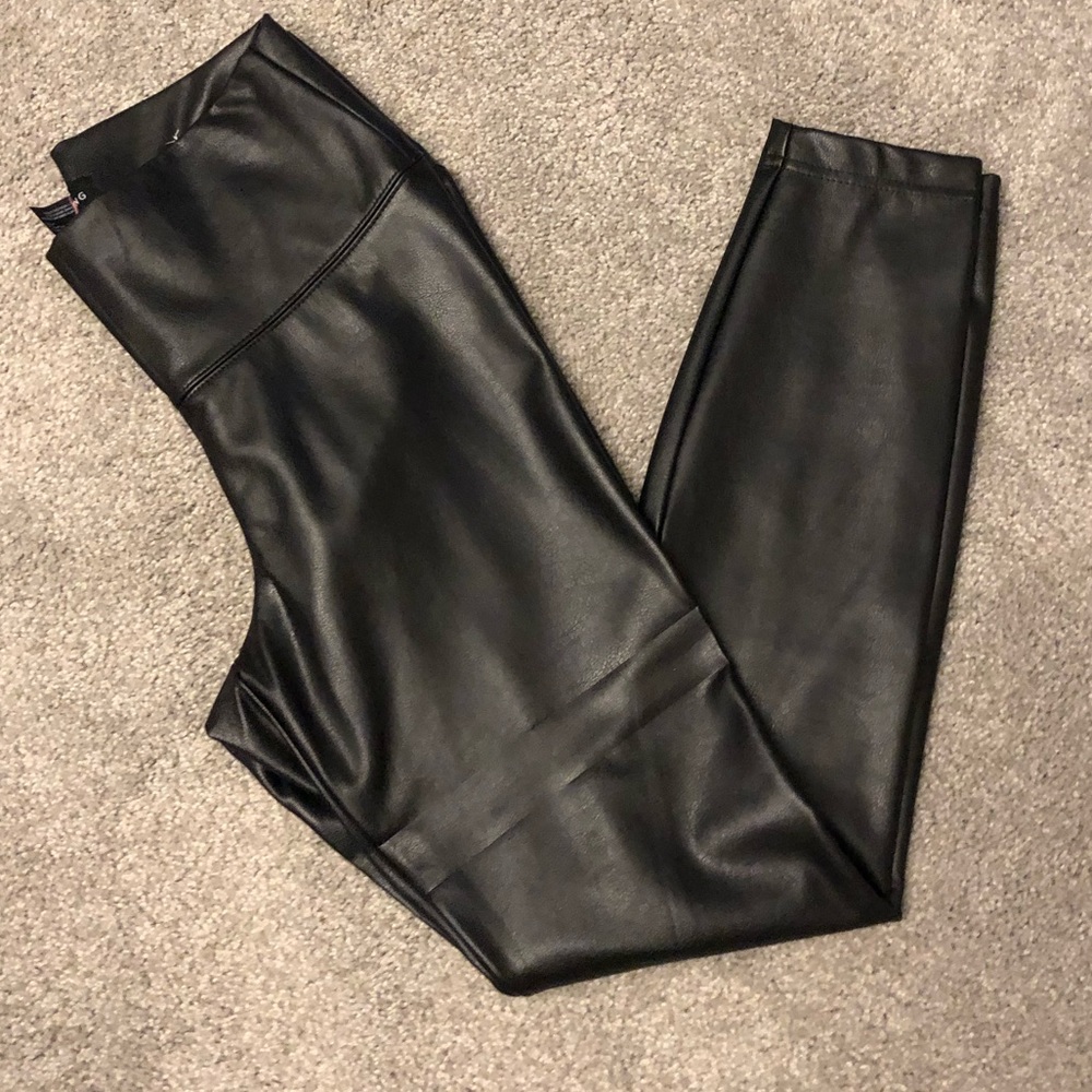 White House Black Maker Faux Leather leggings